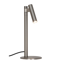 Makoto tafellamp, satijn chroom