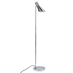DL12 vloerlamp, chroom