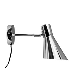 DL12 wandlamp, chroom