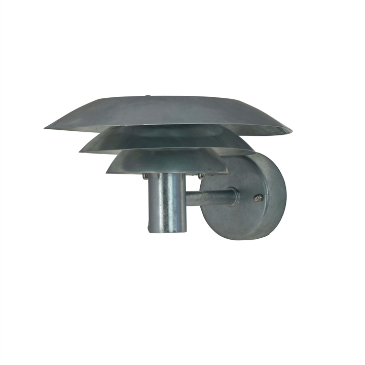 DL25 buiten wandlamp, gegalvaniseerd staal