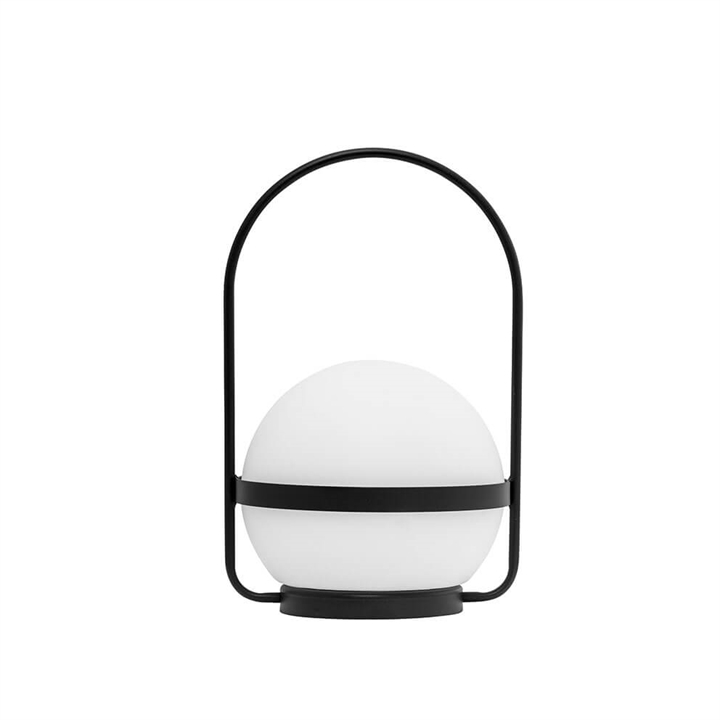 Summer Solar zonnecel lamp / batterijlamp, zwart/wit