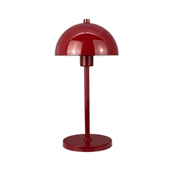 Borås batterijlamp / tafellamp, donkerrood