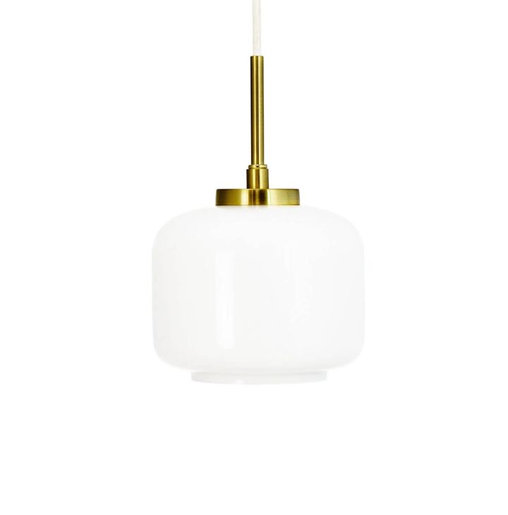 Arp D15 hanglamp, opaal/messing