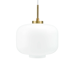 Arp D25 hanglamp, opaal/messing