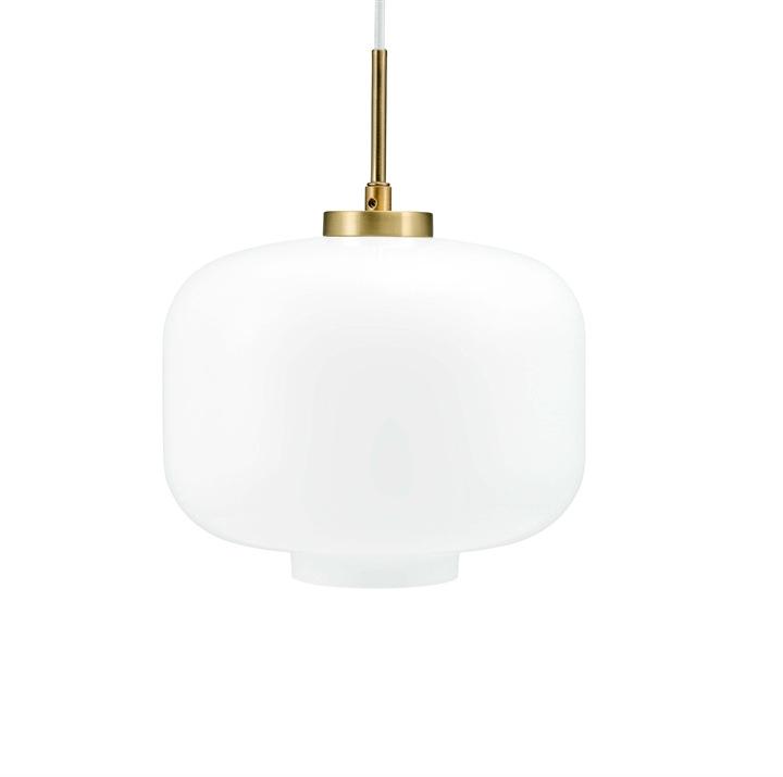 Arp D25 hanglamp, opaal/messing