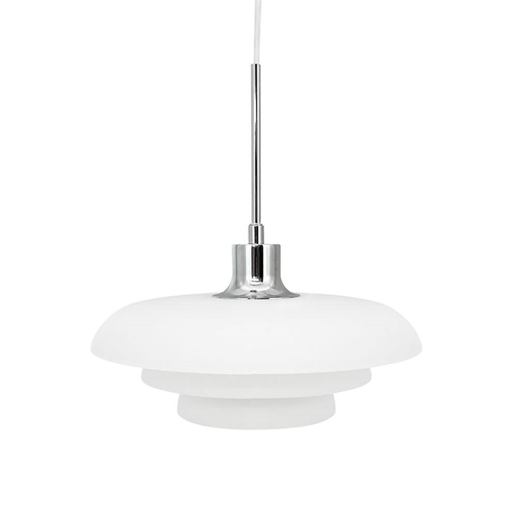 Ava hanglamp D31, opaal/chroom