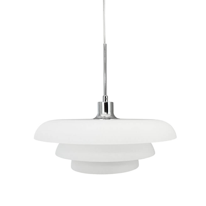Ava hanglamp D40, opaal/chroom