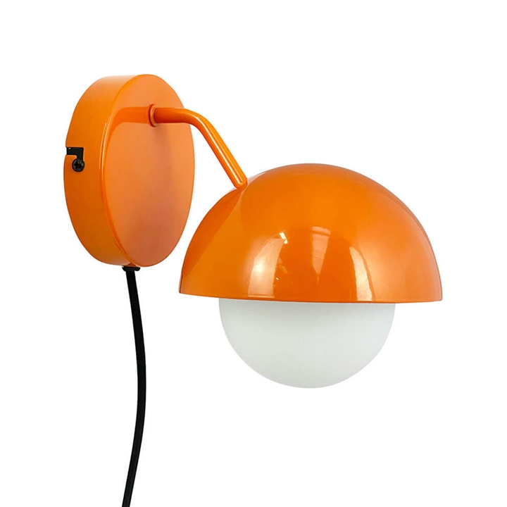 Rose wandlamp, oranje