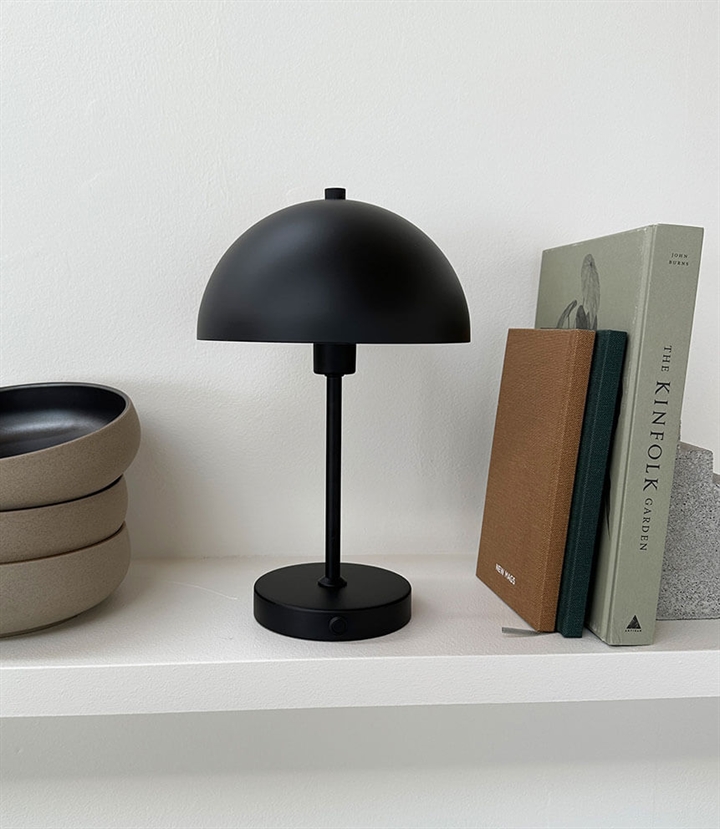 Stockholm LED 2.0 batterijlamp, zwart