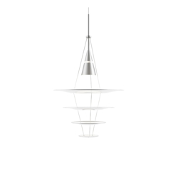 Enigma 425 hanglamp, geborsteld alu