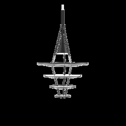 Enigma 425 hanglamp, zwart