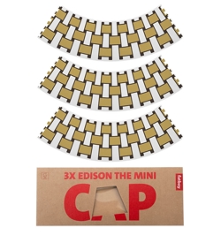Fatboy® Mini Cappie / kappen voor Edison the mini, basket weave gold honey (3 stuks)