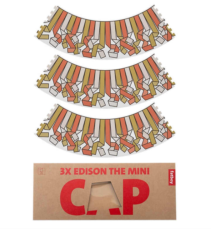 Fatboy® Mini Cappie / kappen voor Edison the mini, serpetine gold honey (3 stuks)
