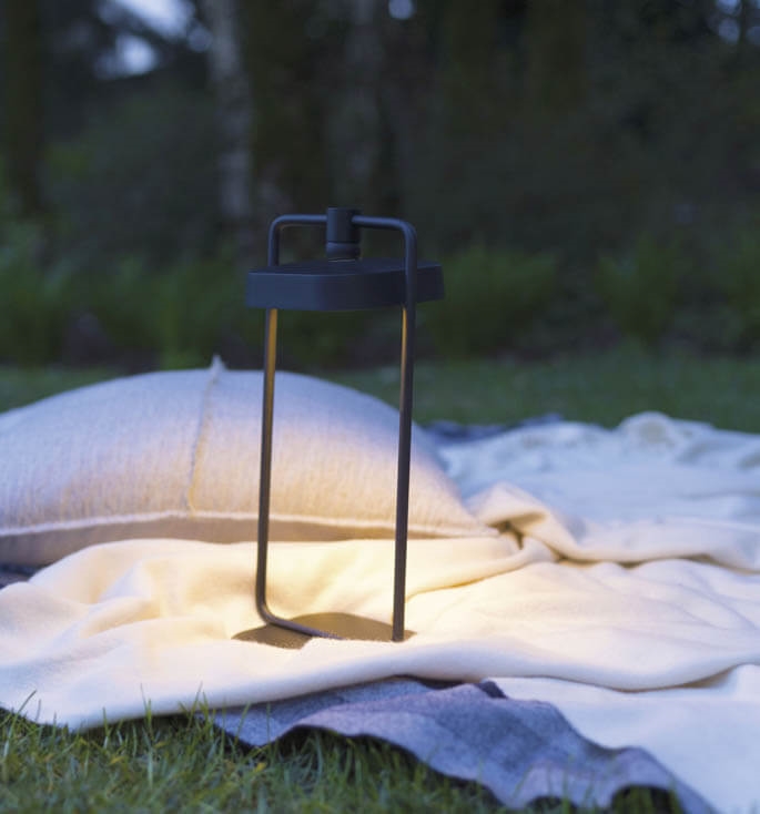 Flai lantaarn / tafellamp, zwart