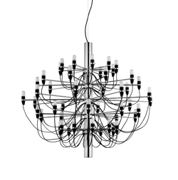 2097/50 kroonluchter LED, chroom