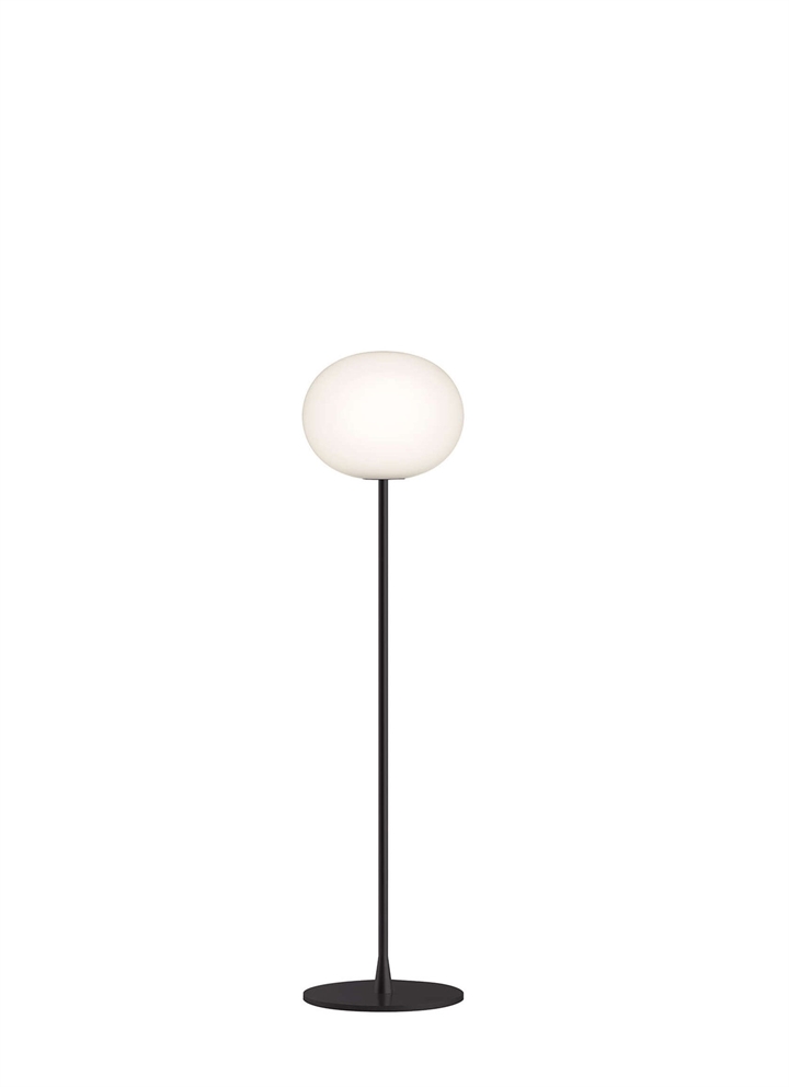 Glo-Ball F1 vloerlamp, zwart