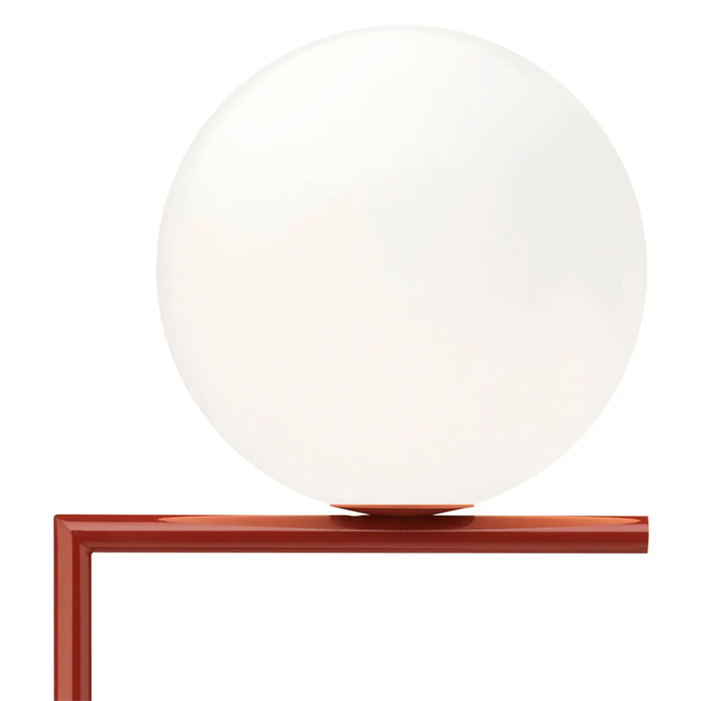 Reserveonderdeel: Glas voor Flos IC Light F1, wijnrood