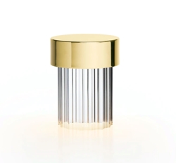 Last Order Tafellamp Geribbeld, messing