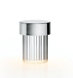 Last Order Tafellamp Geribbeld, roestvrij staal