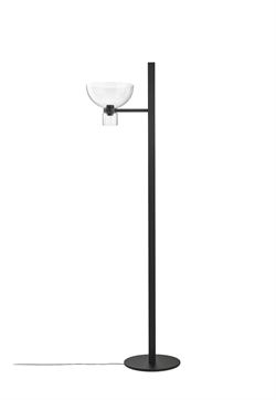 Nocturne F1 Bowl vloerlamp, zwart