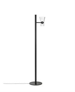 Nocturne F1 Cone vloerlamp, zwart