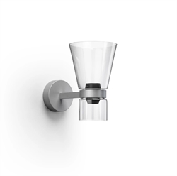 Nocturne W Cone wandlamp, zilver