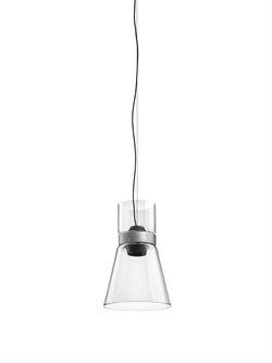 Nocturne S1 Cone hanglamp, zilver
