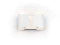 Foglio wandlamp small, wit