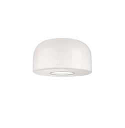 Bellhop Glas C2 plafondlamp, wit