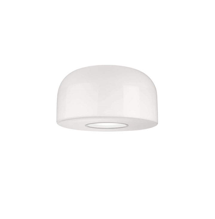 Bellhop Glas C2 plafondlamp, wit
