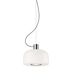 Bellhop Glas S1 hanglamp, bright aluminium