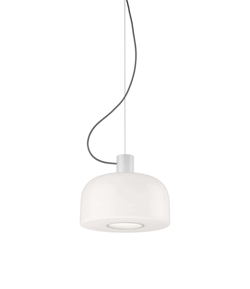 Bellhop Glas S1 hanglamp, wit