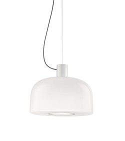 Bellhop Glas S2 hanglamp, wit