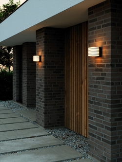 Fluctus 13 wandlamp, zwart