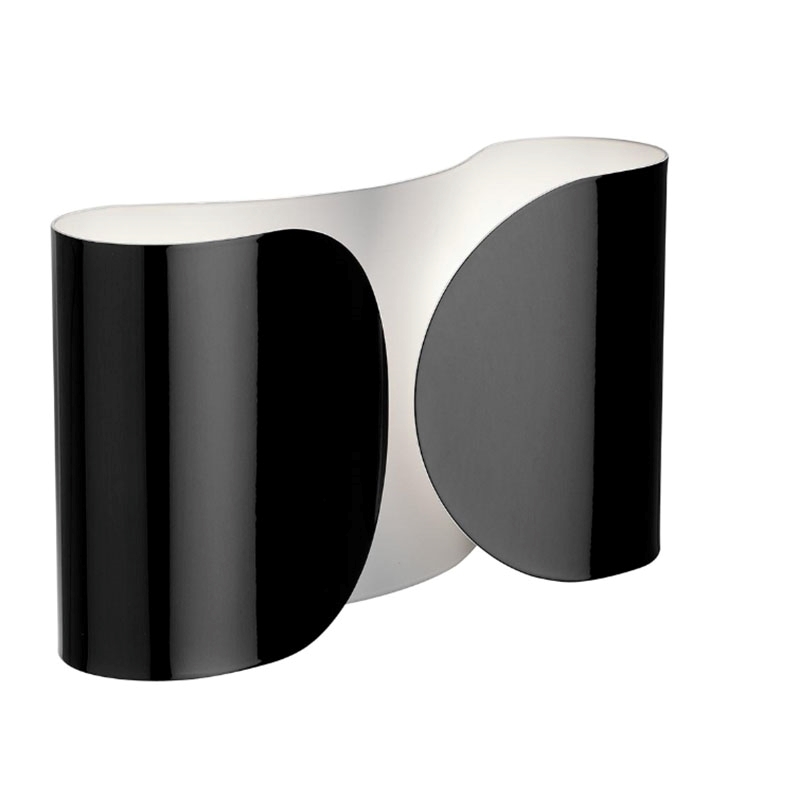 Foglio Wandlamp, Zwart