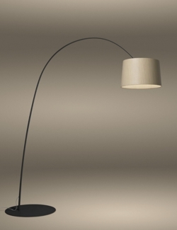 Twiggy Wood Terra vloerlamp - 15th, zwart/hout