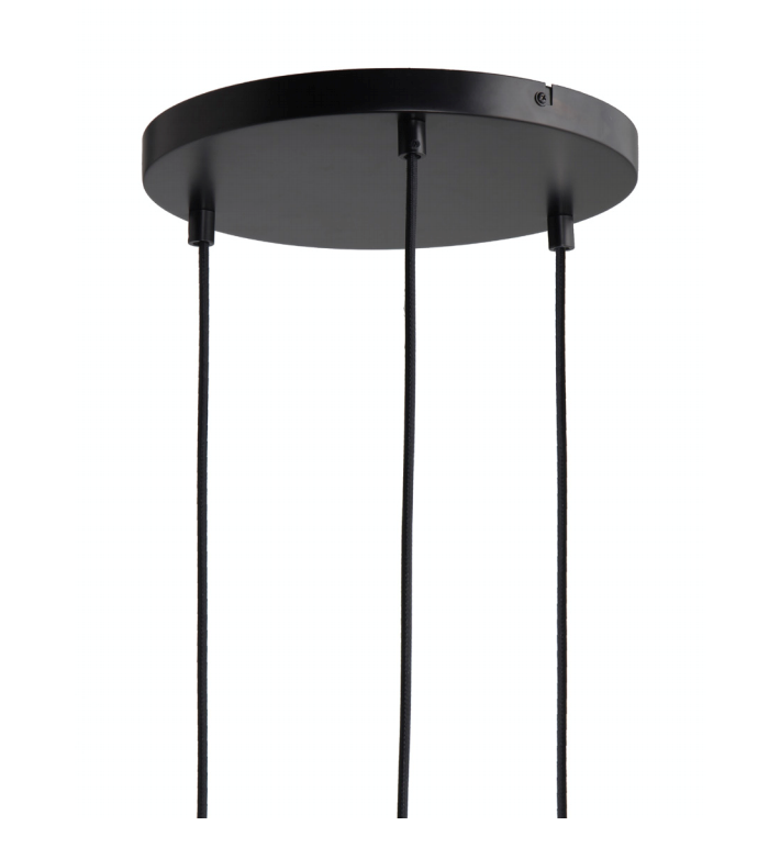 Frandsen baldakijn Ø30 voor 3 hanglampen, zwart