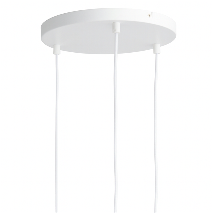 Frandsen baldakijn voor 3 hanglampen, mat wit