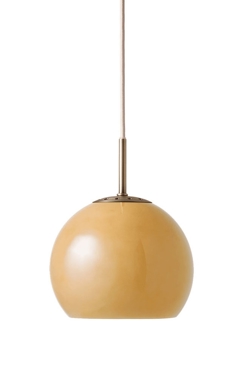 Ball Glass hanglamp Ø18, amber