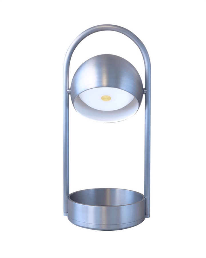 Ball Portable batterijlamp / tafellamp, aluminium