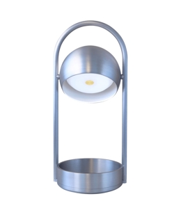 Ball Portable batterijlamp / tafellamp, aluminium