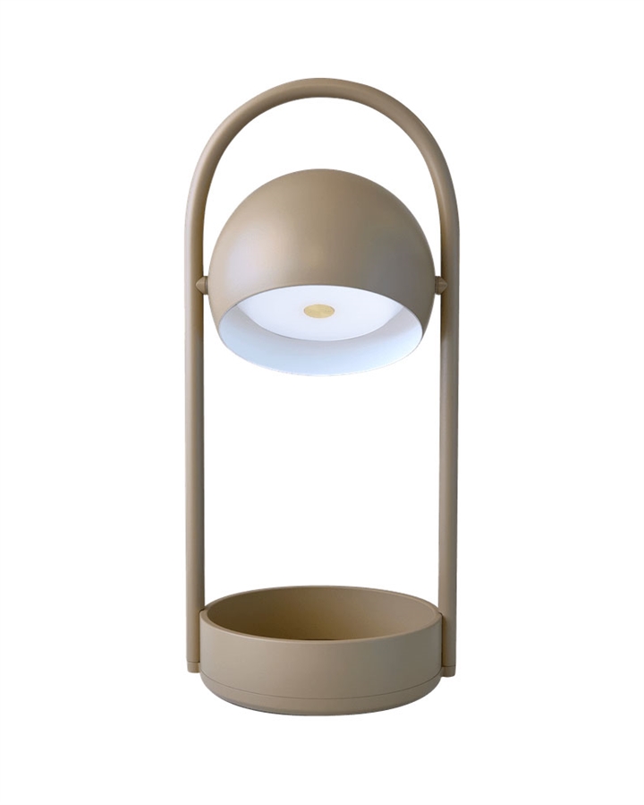 Ball Portable batterijlamp / tafellamp, sand grey