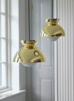 Butterfly hanglamp Ø29 en Ø21, messing