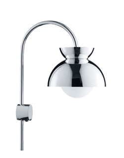 Butterfly wandlamp, chroom