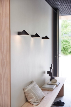 Grasp wandlamp/batterijlamp, zwart