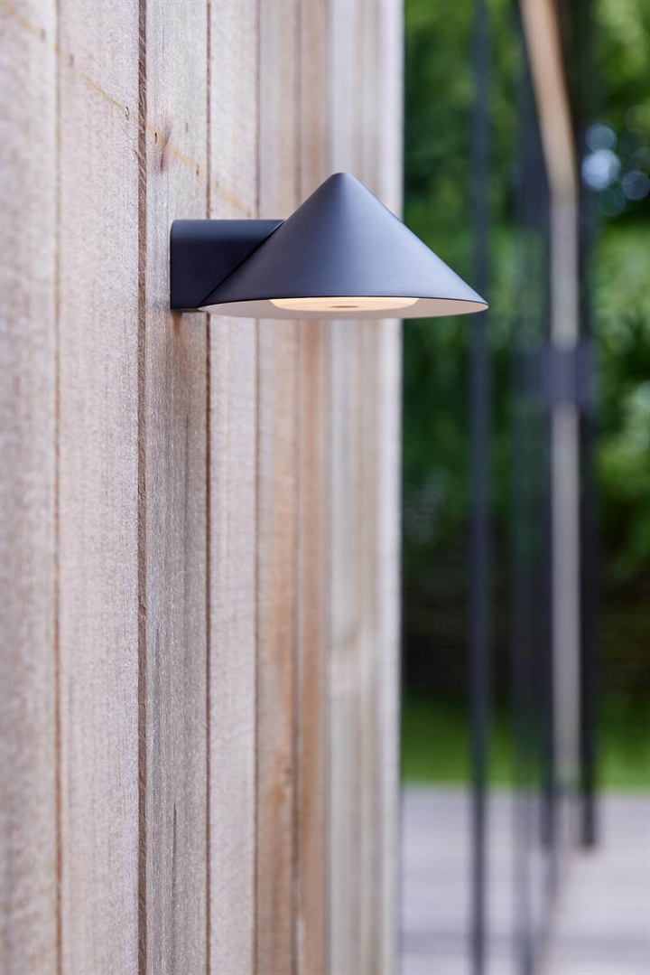 Grasp wandlamp/batterijlamp, zwart