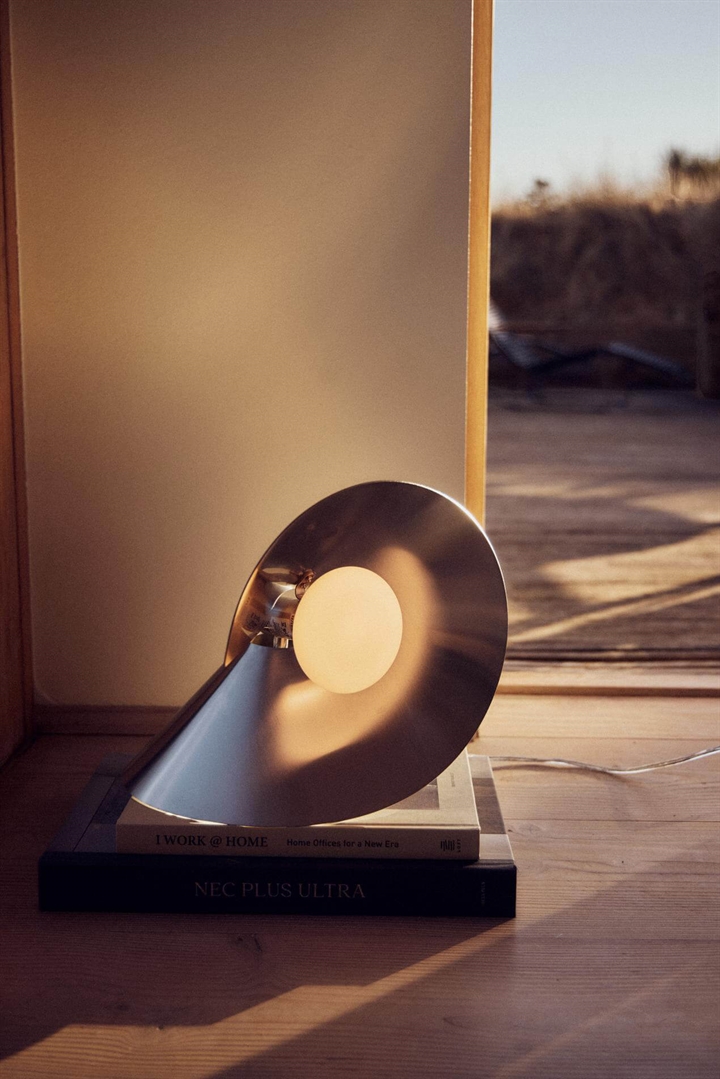 Peel tafellamp, roestvrij staal