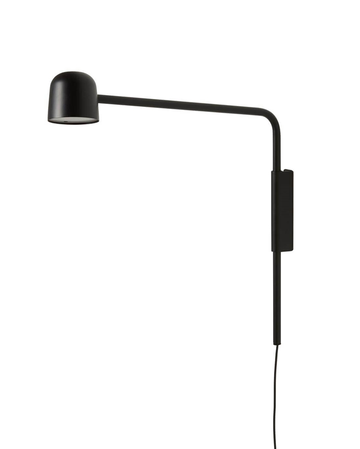 Satellite wandlamp, mat zwart