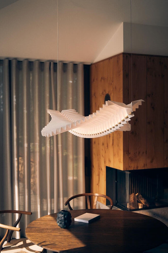 Sora hanglamp, wit/messing