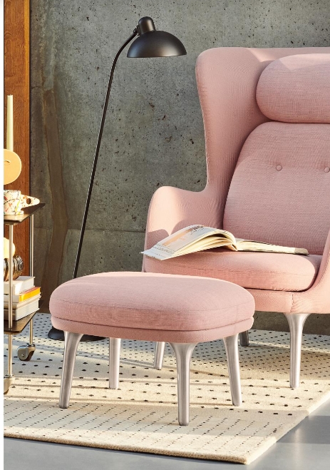 Kaiser idell 6556-F vloerlamp, mat zwart